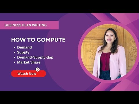 How to Compute? | Demand, Supply, Demand-Supply Gap, Market Share | Teacher Myss