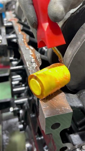 The engine assembly process