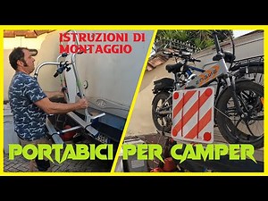 come montare il portabici sul camper