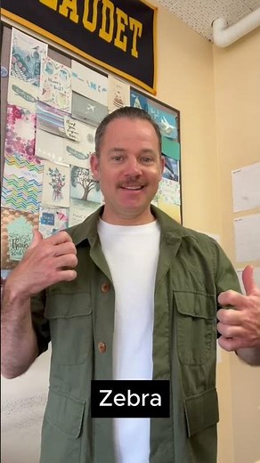 How to Sign "Zebra" in ASL