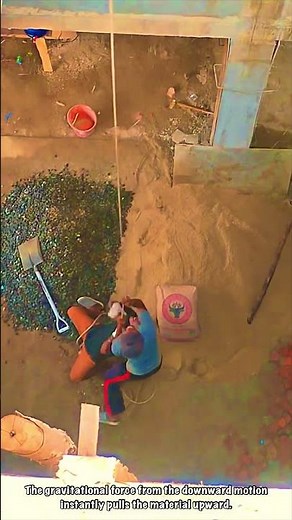 Body Weight Pulley System: Cement Lifting Using the Principle of Weight Balance