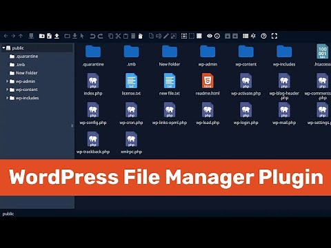 How To Use WordPress File Manager Plugin To manage files like cPanel File manger and FTP clients