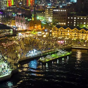 Go all out for Vivid Sydney 2025! The official Vivid Sydney Lights Cruise & Dinner. - DINNER CRUISE FROM $79pp - Book now for front-row seats to the best show in Sydney and to take advantage of our special offer | Captain Cook Cruises