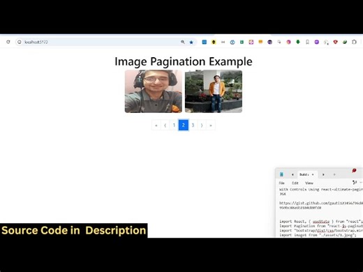 Build a React.js react-js-pagination Example to Implement Pagination With Controls in JSX Bootstrap