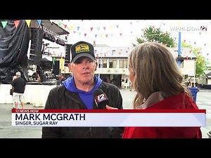 12 News anchor Shannon Hegy chats with Sugar Ray's Mark McGrath