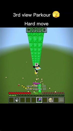 This looks easy... but it isn't 😶 #mcpe