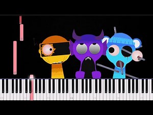 Sprunki Retake Horror Sounds 👉 Piano Tutorial