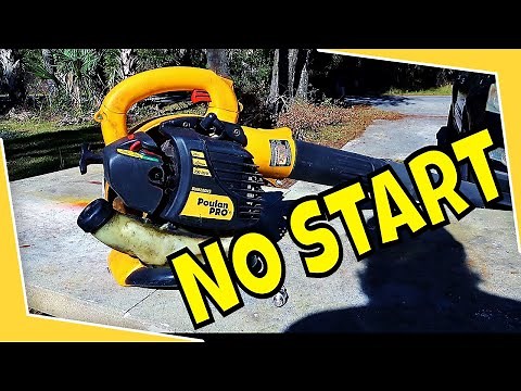 Poulan Pro 200 MPH Hand Held Blower No Start