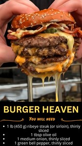 Welcome to Burger Heaven — where every bite is pure bliss! 🍔✨ | Sophia’s Easy Recipes
