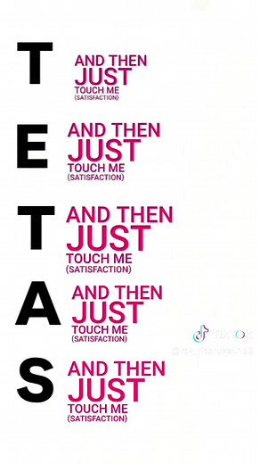 Push Me Satisfaction: Song Pronunciation and Lyrics