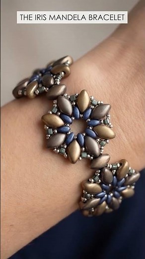 Iris Mandala Bracelet Tutorial