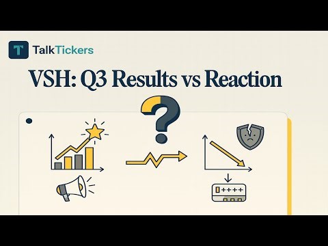 Vishay Q3 2025 Earnings: Solid Beat but Stock Drops 5% Why?