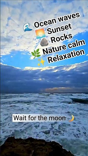 Sunset to Moonrise | Calm Sea Timelapse 🌊🌙 #travel
