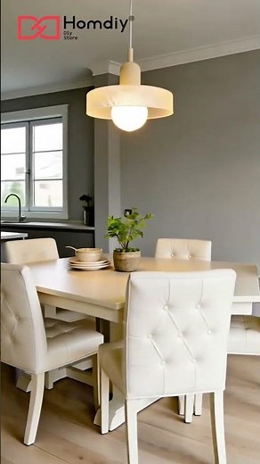 ✨ Modern Nordic Transparent Glass Pendant Lights | Dining Room Lighting Inspiration ✨