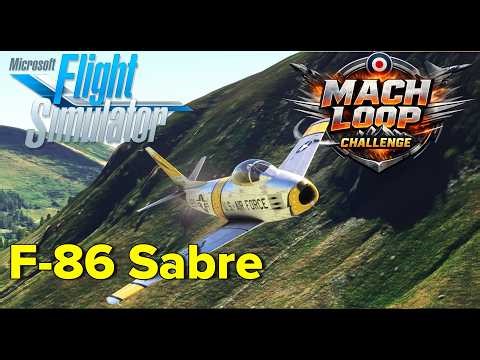 F-86 Sabre Mach Loop Time Trial – How Fast Can This Korean War Jet Go?