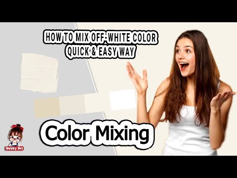 off white color | How to Make Off White Colour | Color Mixing - Acrylic & Oil paint