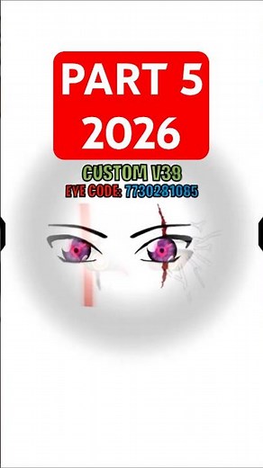 👁️BEST SHINDO CUSTOM EYE CODES 2026 PART 5👁️