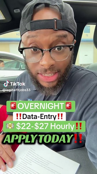 OVERNIGHT DATA-ENTRY WFH JOB OPPORTUNITY‼️ #wfh #workfromhome #workfromhomejobs #remotework #jobs