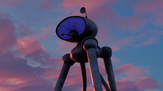 Classic Illustrated - Martian Fighting Machine | The War of the Worlds, Oscar J. Frampton