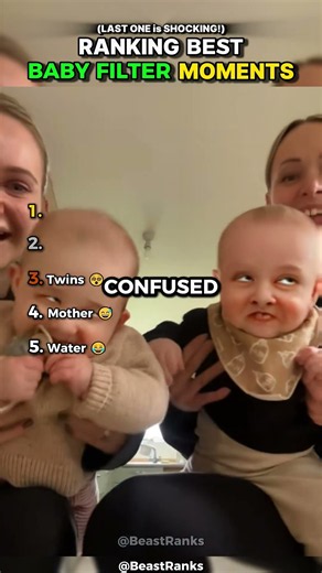 Ranking The Best Baby Face Filters Ever 👶✨ #shorts #baby