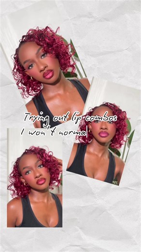 All products are from @Nuban Beauty . Contact lens from @Lenstatic in Caramel. #fyp #nubanbeautylipliners #explore #liptutorial