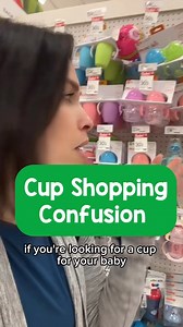 So.much.to.say.about.cups. Which one did you start with with your child? 😬 I am a feeding therapist and baby expert and I generally dislike age labels on cups. Here’s why: 🤔You might think that because a sippy cup with a big spout is labeled 6 or 9 months, that that means it’s the next step after bottles or the best cup for milk. Or that because a straw cup is labeled 18 months, that you have to wait. 👉Both are NOT TRUE! 1- Sippy cups aren’t ever necessary. 2- Babies can learn to drink from f