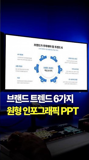 원형 인포그래픽 파워포인트 보고서 #ppt디자인 #피피티