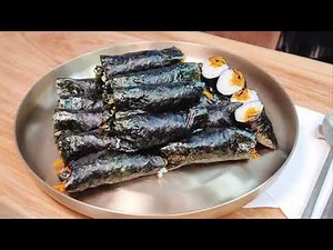 [ENG] 전국 3대김밥 청도 할매김밥 레시피 Grandma kim bap (Korean Cuisine recipe) #kfood