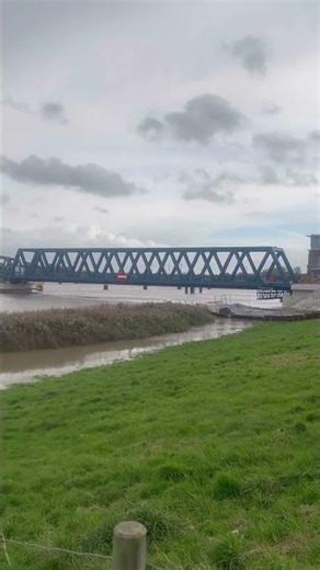 Friesenbrücke Weener, Germany #weener #germany #friesenbrucke #boat #newbridge #leer #ems