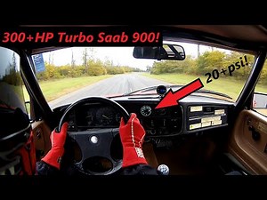 POV Time Attack in 300HP+ Modded Turbo Saab 900