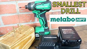 Watch Smallest Compact Impact Driver Drill from Metabo HPT! on Amazon Live