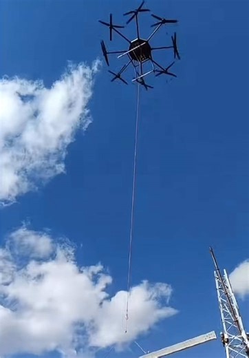 Our heavy-lift drone effortlessly hoisted a massive steel beam from a power tower and transported it away— this is the true power of modern technology. 🚁💪⚡️ WhatsApp us to place your order Website: www.SkytechUAV.com #SkytechUAV #HeavyLiftDrone #IndustrialDrone #AerialLogistics #DroneTech