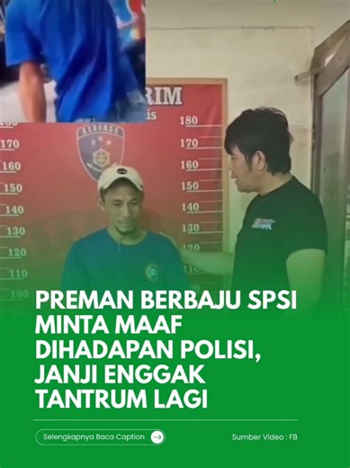 PREMAN BERBAJU SPSI MINTA MAAF DIHADAPAN POLISI, JANJI ENGGAK TANTRUM LAGI Preman yang berpakaian SPSI meminta uang bongkar muat di Jalan Niaga, Kecamatan Batang Kuis, Kabupaten Deliserdang, Kamis (5/2/2026), memohon maaf. Permintaan maaf disampaikan pria tersebut di hadapan polisi. Sebelumnya, pria berkaos SPSI ini memalak seorang pekerja botot dan meminta uang bongkar muat.Karena tidak diberi, pria itu tantrum. #CeritaSumut #Preman #Sumut