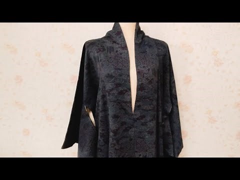 着物からジャケットに簡単リメイクしますSimple remake from kimono to jacket
