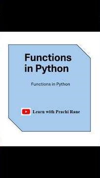 Functions in Python | Python Basics