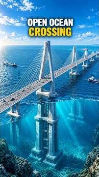 How Engineers Build Massive Bridges Over Open Oceans