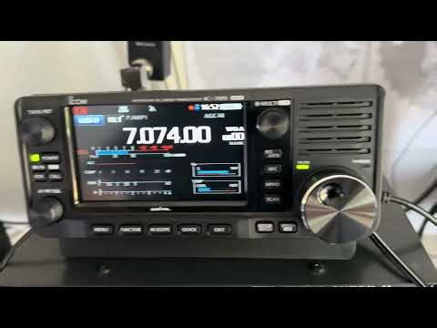 Working stations on FT8 using an IC-705 with only 5W into an INDOOR Wonder Wand MK2 antenna