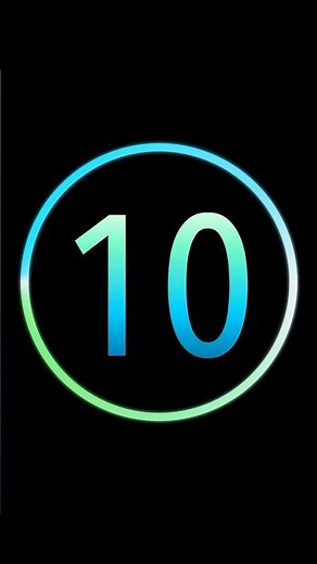 ⏱️ 10 Second Countdown Timer | Clock Ticking Sound & Alarm