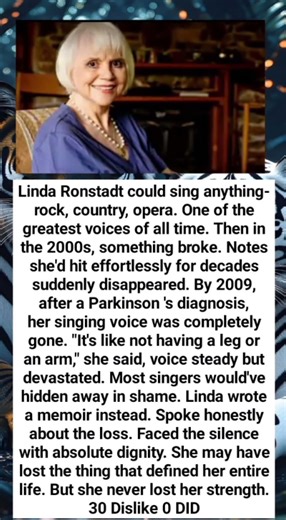 Linda Ronstadt could sing anything- rock, country, opera. One of the greatest voices of all time