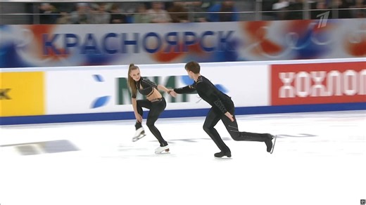25K views · 907 reactions | 落Vasilisa and Maxim set our hearts on fire Rhythm dance Russian Grand Prix, Krasnoyarsk  2. 11. 2025 Points: 80.87 - 2nd place  Channel One #kaganovskaianekrasov #vasilisaandmaxim #vasilisakaganovskaia #maximnekrasov #maxilisa #fypシ゚ | Team Kaganovskaia & Nekrasov | Facebook