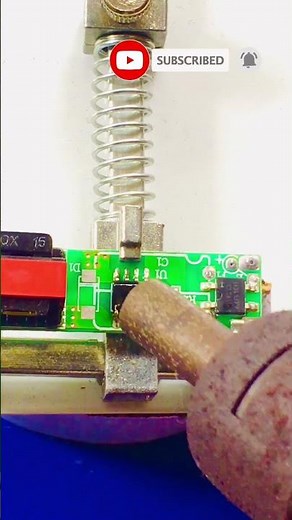 Removing Burned SMD ICs from Circuit Boards #burn #shorts