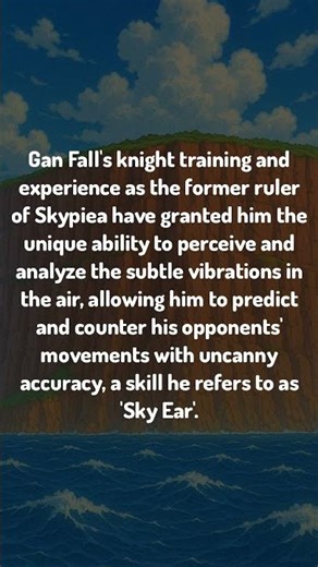 Gan Fall's knight training and experience as the for... #TheDailyD #OnePiece #AnimeShorts