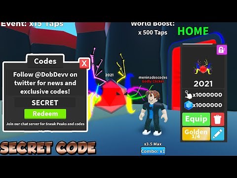 USE THIS SECRET PET CODE AND BECOME ULTRA MEGA STRONG IN TAPPING MANIA (Roblox)