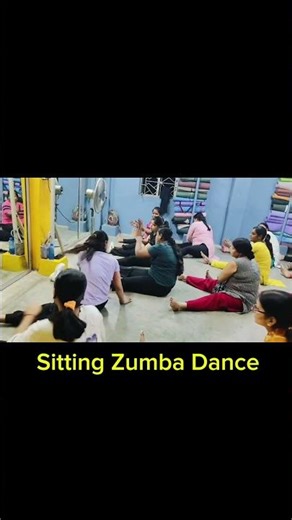 Sitting Zumba Dance||shilpi fitness group#fitnessjourney#shorts 🧘🧘