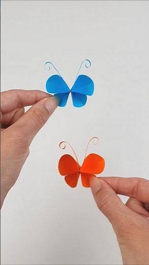 Cómo hacer Mariposas de Papel🦋