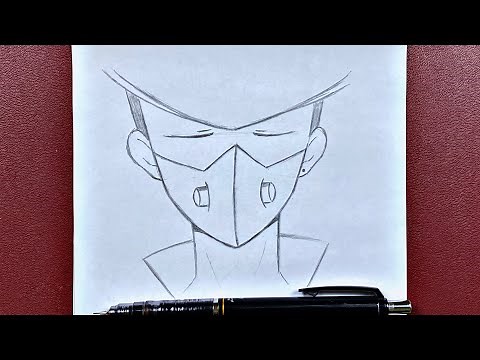 Easy anime drawing | how to draw cyber boy easy step-by-step