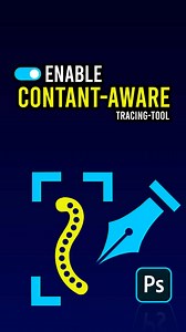How To Enable Contant Aware Tracing tool in Photoshop #tutorial #photoshop #graphicdesign #course #reels | HyperDesign