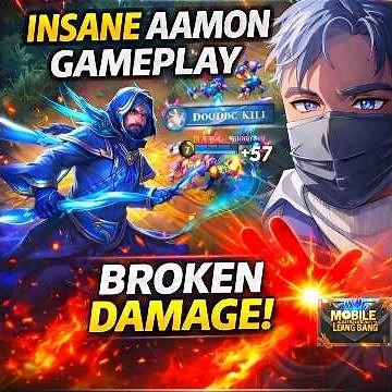 Aamon Insane Gameplay 🔥 Broken Damage Assassin | Mobile Legends MLBB Highlights