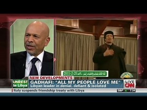 CNN: Libyan ambassador 'Gadhafi is crazy'
