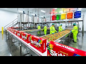 Inside the Skittles Factory: From Liquid Sugar to Fruity Treats (Full Process)